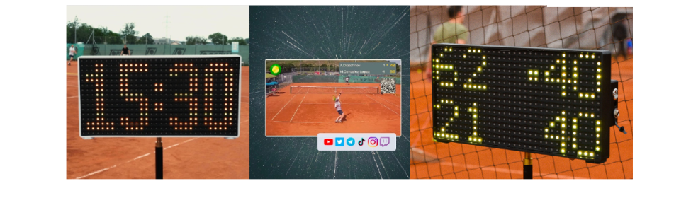 Tennis Cast-profiel-achtergrondafbeelding